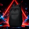 Black backpack, lightweight and large-capacity student commuting travel backpack Specification image